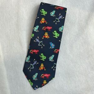 Alynn ‘My Prince’ frog silk tie